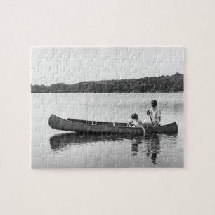 Puzzle Pares en una canoa