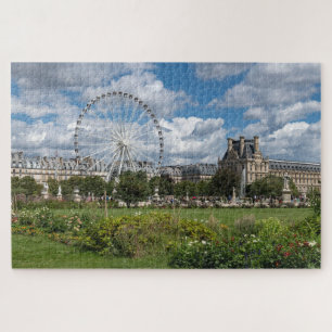 Puzzle París Francia Nubes dramáticas Jardines de las Tul