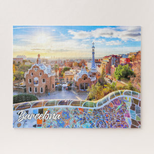 Puzzle Park Guell, Barcelona, España