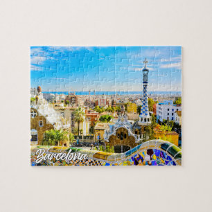 Puzzle Park Guell, Barcelona, España