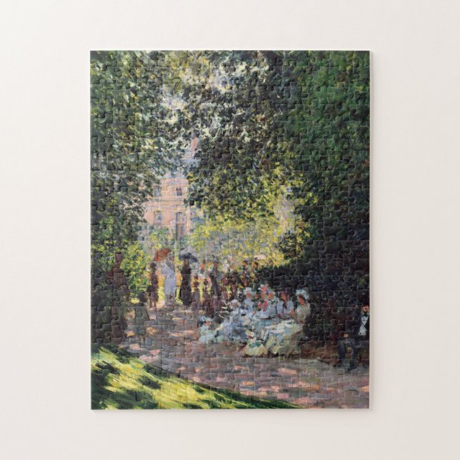 Puzzle Park Monceau Monet Fine Impresionsionist Art (Vertical)