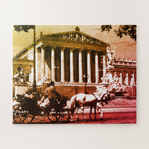 Puzzle Parlamento de Viena Vintage Austria