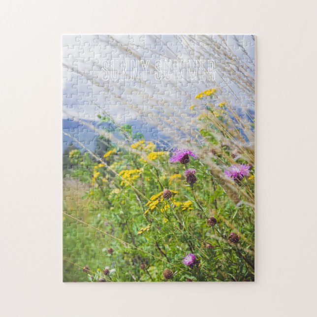 Puzzle Paro de flores silvestres de verano (Vertical)