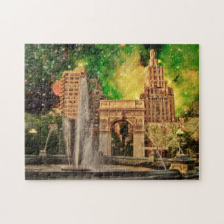 Puzzle Parque cuadrado surrealista de Washington,