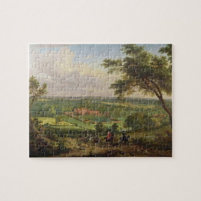 Puzzle Parque de Bifrons, Patrixbourne, Kent, antes (Horizontal)