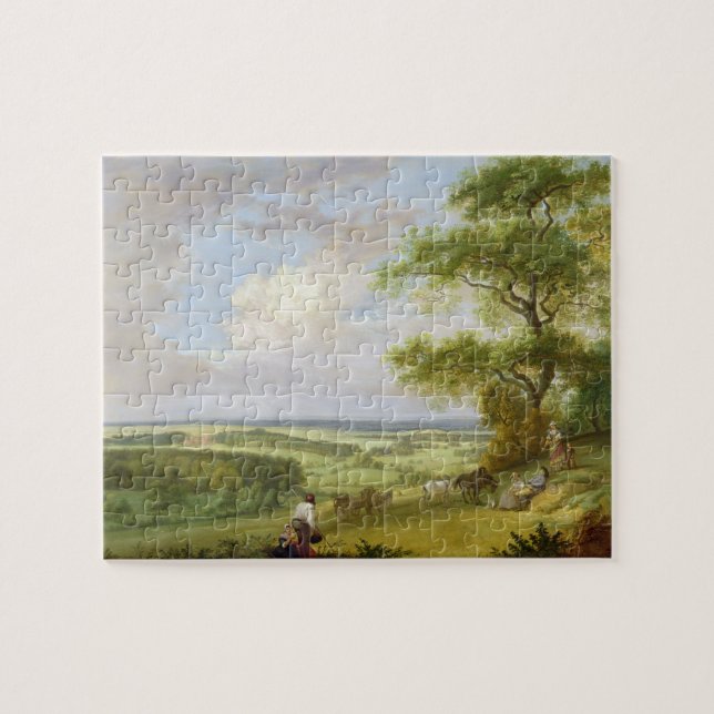 Puzzle Parque de Hackwood, Hampshire (aceite en lona) (Horizontal)