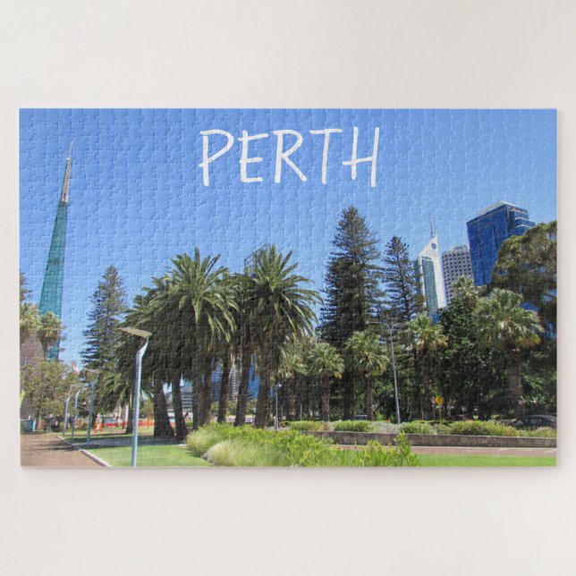 Puzzle parque de la ciudad de perth (Horizontal)