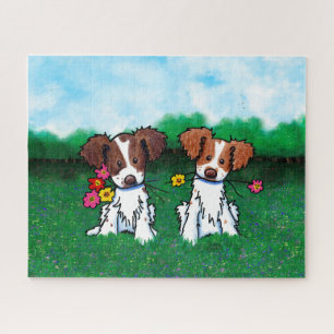Puzzle Parque de Perros Brittany Dogs KiniArt