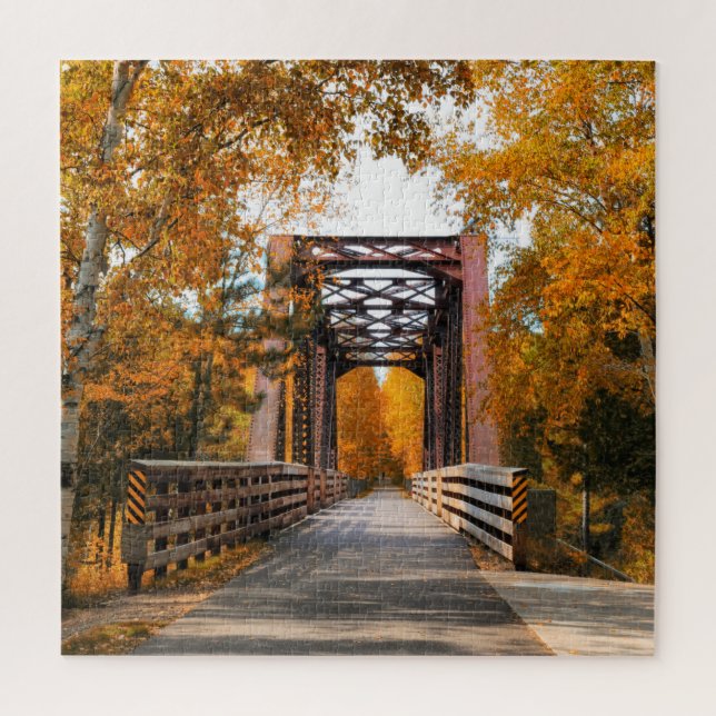 Puzzle Parque estatal Bridge Jay Cooke Minnesota (Vertical)