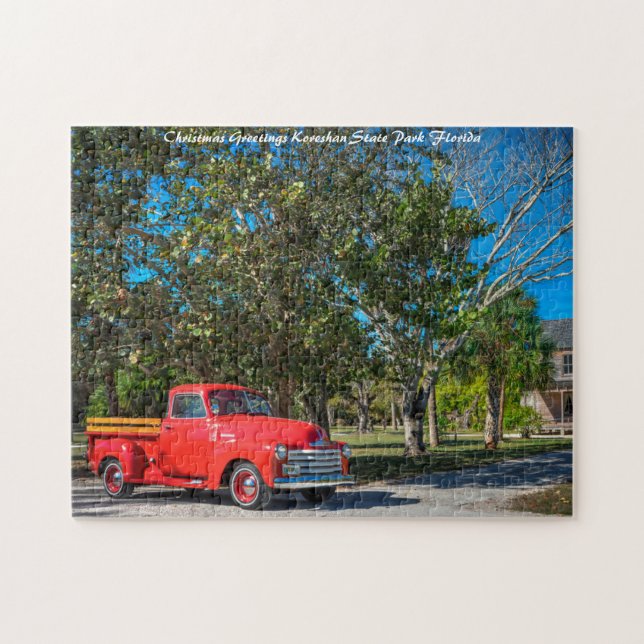 Puzzle Parque Estatal Koreshan Florida. Felicidades de Na (Horizontal)