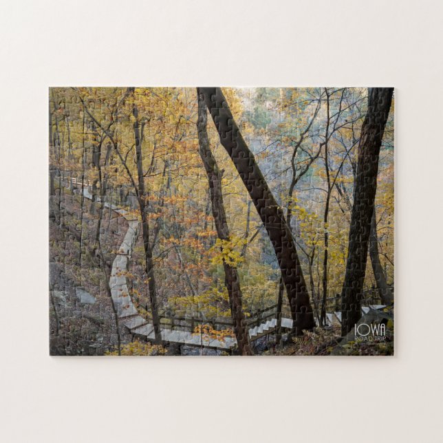 Puzzle Parque Estatal Pikes Peak en McGregor, Iowa. (Horizontal)