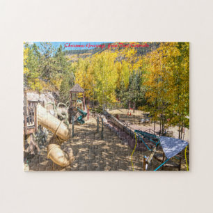 Puzzle Parque Forestal Vail Colorado. Felicitaciones de N