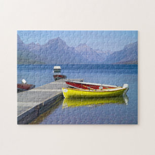Puzzle Parque glaciar del lago McDonald.