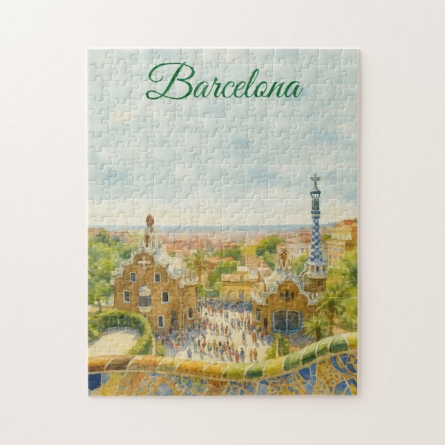 Puzzle Parque Güell Barcelona (Vertical)