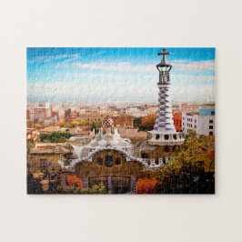 Puzzle Parque Güell Gaudí Barcelona.