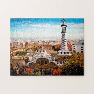 Puzzle Parque Güell Gaudí Barcelona.