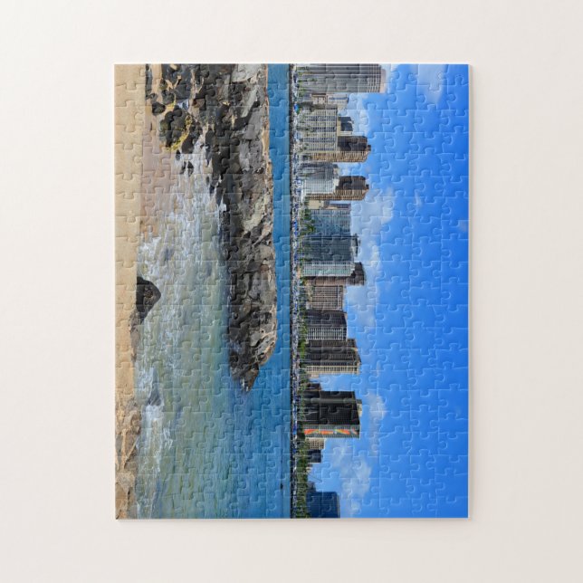 Puzzle Parque Hawaii de la playa de Moana del Ala (Vertical)