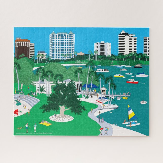 Puzzle Parque insular Sarasota (Horizontal)