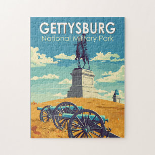 Puzzle Parque Militar Nacional de Gettysburg Arte de Viaj