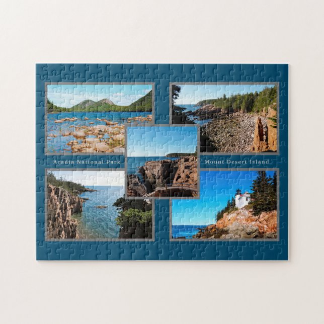 Puzzle Parque nacional Acadia Best Views (Horizontal)