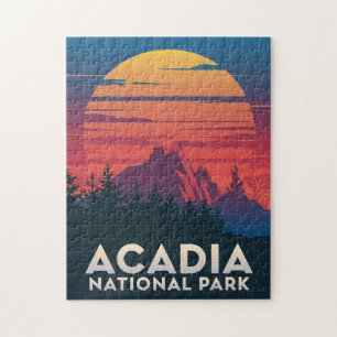 Puzzle Parque nacional Acadia Maine Sunset