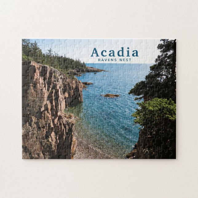 Puzzle Parque nacional Acadia Personalizado Foto Ravens N (Horizontal)