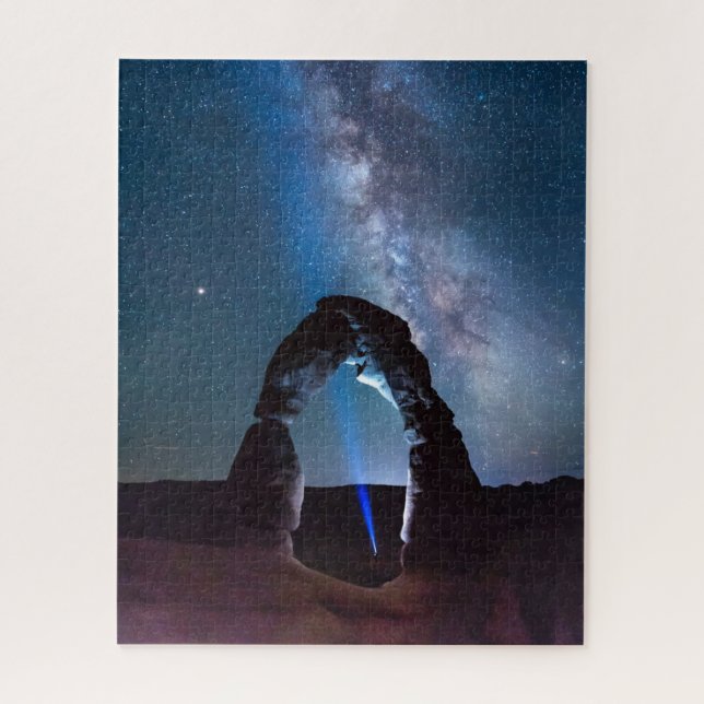 Puzzle Parque nacional Arches en la noche MOAB (Vertical)