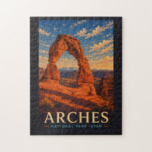 Puzzle Parque Nacional Arches Utah Viajes en Xilografía M