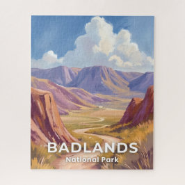 Puzzle Parque Nacional Badlands Dakota del Sur Arte de Vi
