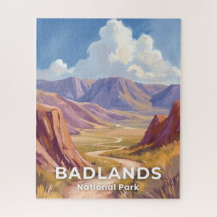 Puzzle Parque Nacional Badlands Dakota del Sur Arte de Vi