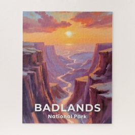 Puzzle Parque Nacional Badlands Dakota del Sur Pintura