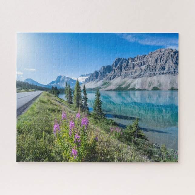 Puzzle Parque nacional Bow Lake Banff (Horizontal)