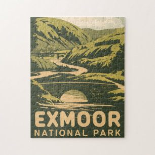 Puzzle Parque nacional de Exmoor de Vintage