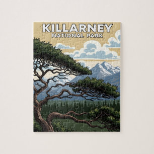 Puzzle parque nacional de Killarney viaje vintage