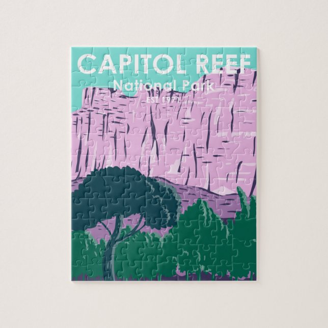 Puzzle Parque nacional de los arrecifes del Capitolio Uta (Vertical)