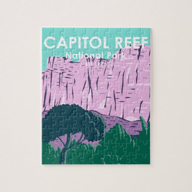 Puzzle Parque nacional de los arrecifes del Capitolio Uta (Vertical)