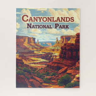 Puzzle Parque nacional de los Cañones, Utah Moab Retro
