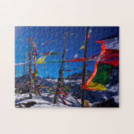 Puzzle Parque nacional de Nepal Langtang.