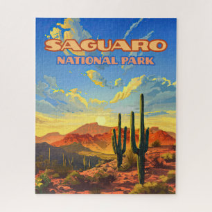 Puzzle Parque nacional de Saguaro - Arizona Desert Cactus