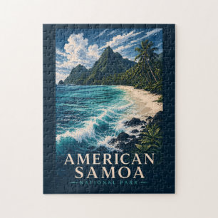 Puzzle Parque Nacional de Samoa Americana Modern Woodbloc