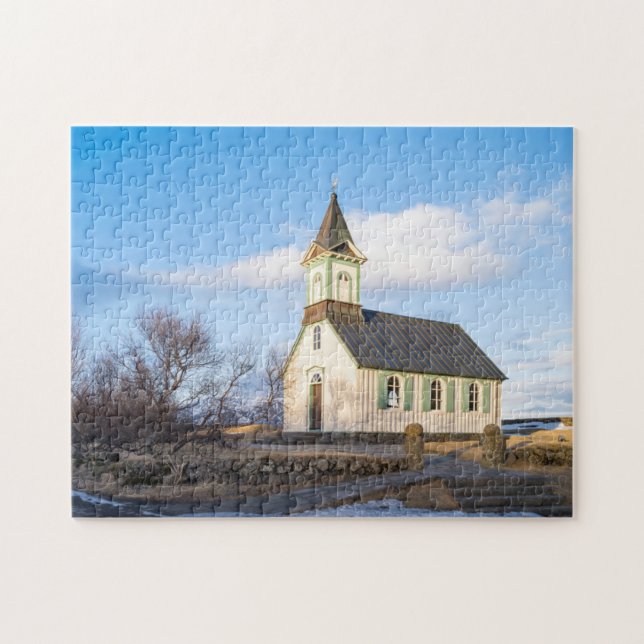 Puzzle Parque Nacional de Thingvellir en Islandia (Horizontal)