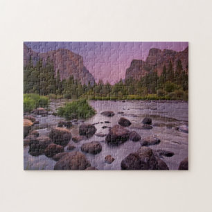 Puzzle Parque nacional de Yosemite en la oscuridad
