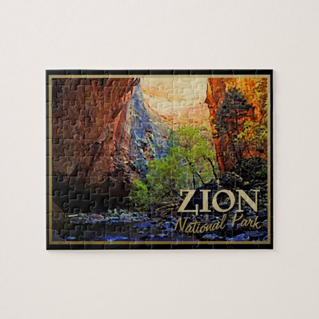 Puzzle Parque nacional de Zion (Horizontal)