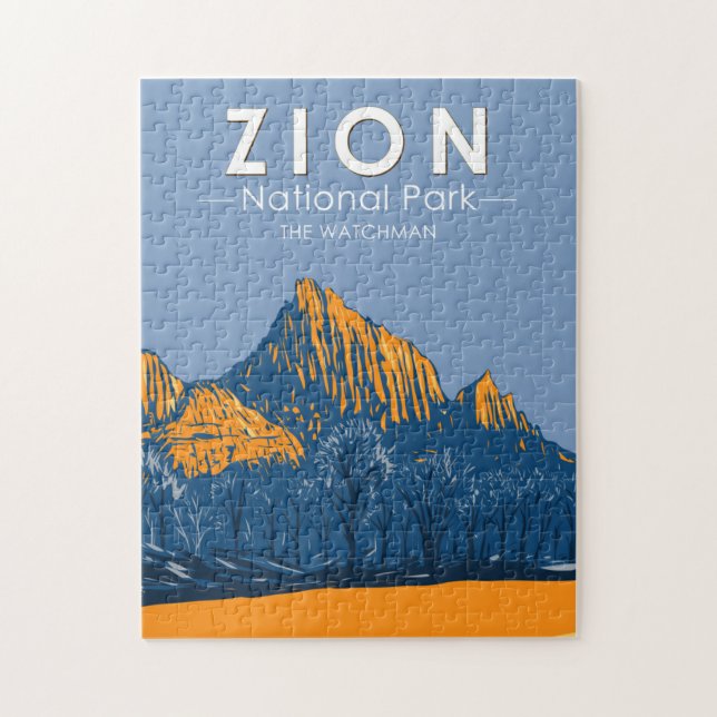 Puzzle Parque nacional de Zion, Utah, la cosecha de Watch (Vertical)