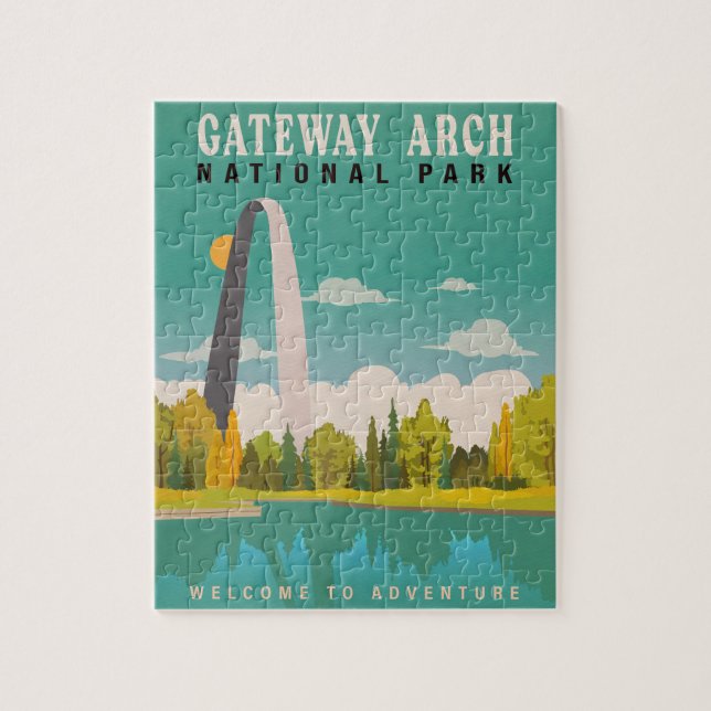 Puzzle Parque nacional del Arco de Gateway - Missouri Sai (Vertical)