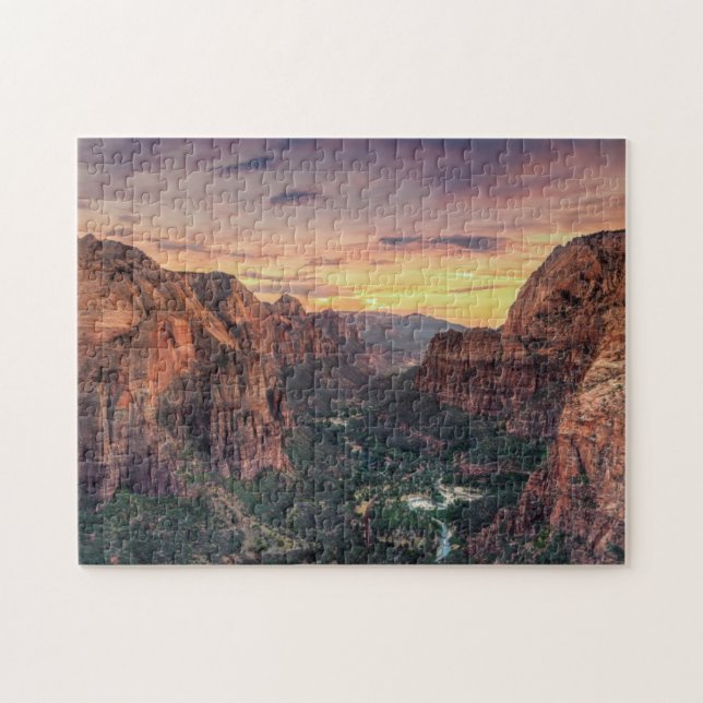 Puzzle Parque nacional del barranco de Zion (Horizontal)