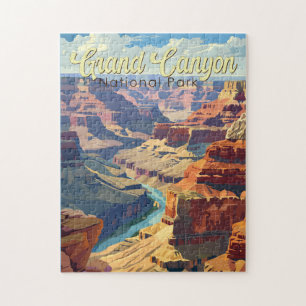 Puzzle Parque nacional del Gran Cañón Ilustración Arte de