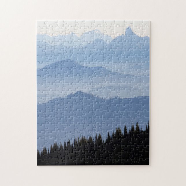 Puzzle Parque Nacional del Monte Rainier | Montañas Casca (Vertical)