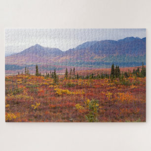 Puzzle Parque Nacional Denali, Alaska En Escena Otoño