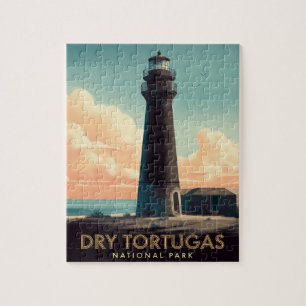 Puzzle Parque Nacional Dry Tortugas Faro Vintage